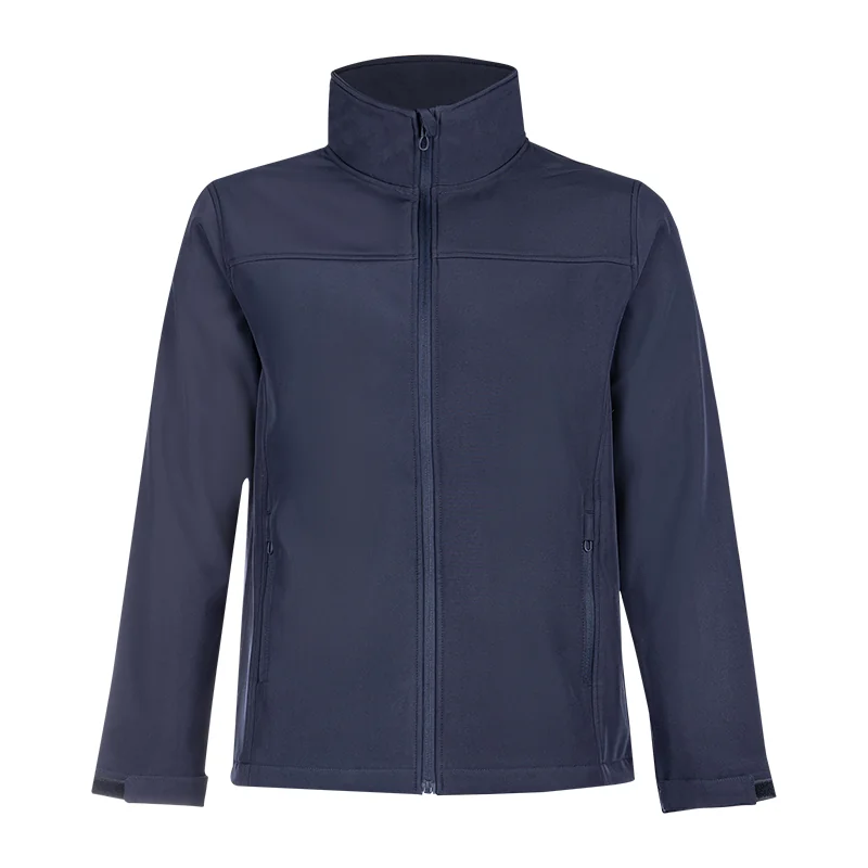 S10147.webp JACKET SOFTSHELL EVEREST NAVY SIZE LARGE P002 - Image 1
