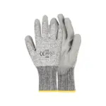 GLOVES CUT RESISTANT GREY PU PALM CUT LV3 SIZE 10 G136