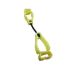 GLOVE CLIP PLASTIC LIME GREEN GCLIPP01