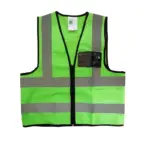 VESTS PIONEER REFLECTIVE ZIP ID POCKET GREEN XL VD18