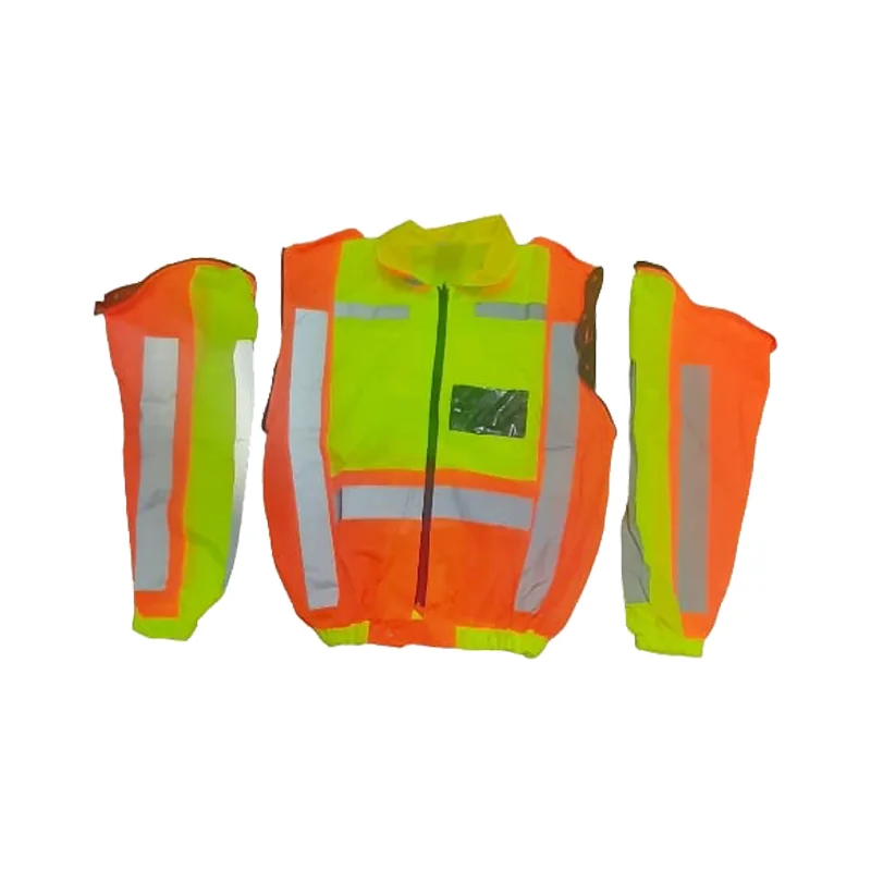 S10243.webp JACKET METRO REFLECTIVE DETACH SLEEVE ORGE/LIME SIZE SML VO3 - Image 1