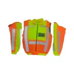 JACKET METRO REFLECTIVE DETACH SLEEVE ORGE/LIME SIZE XL VO3