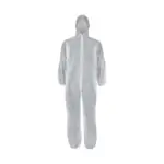 OVERALL DISPOSABLE ZIP & HOOD NON WOVEN WHITE XL A033