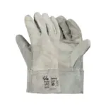 GLOVES LEATHER/CH CHROME COW SPLIT D/PALM 6CM WRIS