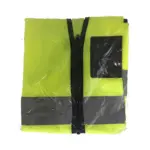 VEST REFLECTIVE FLU LIME SMALL ZIP/POCKET Y-S