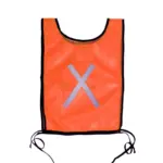 BIB REFLECTIVE FLU ORANGE