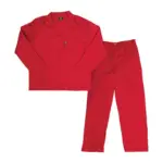 CONTINENTAL SUITE 2 PCE POLY/COT RED #48