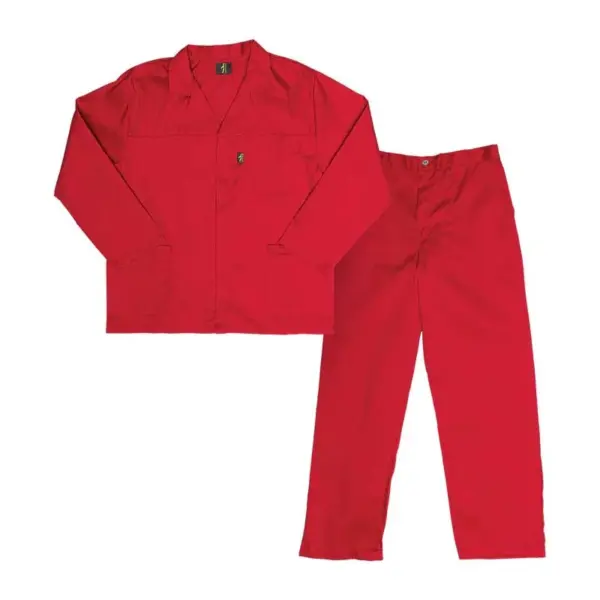 CONTINENTAL SUITE 2 PCE POLY/COT RED #50