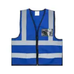 VESTS PIONEER REFL ZIP ID POCKET R/BLUE SML VO22