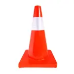 TRAFFIC CONE SOFT PVC 700MM TC700MM
