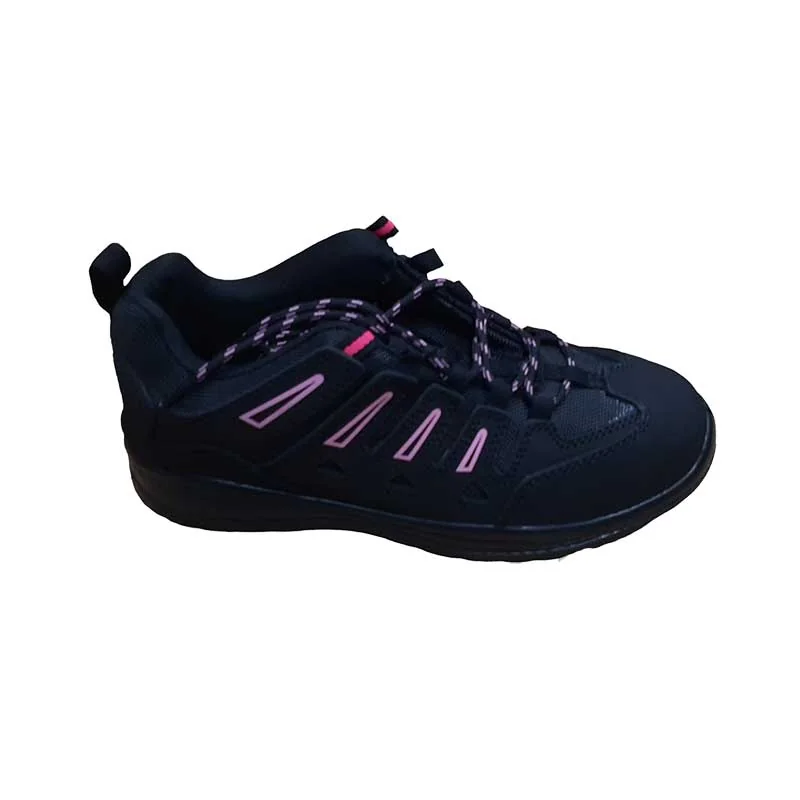 S20786.webp BOOT SAFETY LADIES LILLY TAKKIE ST/CAP BLK/PNK SIZE 6 - Image 1