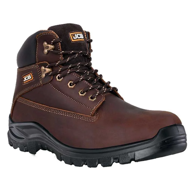 S20864.webp BOOT SAFETY HOLT/BROWN ST/CAP SLIP RESIS SIZE 11 JCB1855 - Image 1