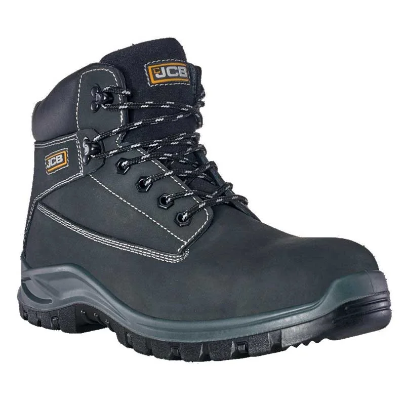 S20866.webp BOOT SAFETY HOLT/BLK N/BUCK ST/CAP SLIP/RES SIZE 5 JCB1833 - Image 1