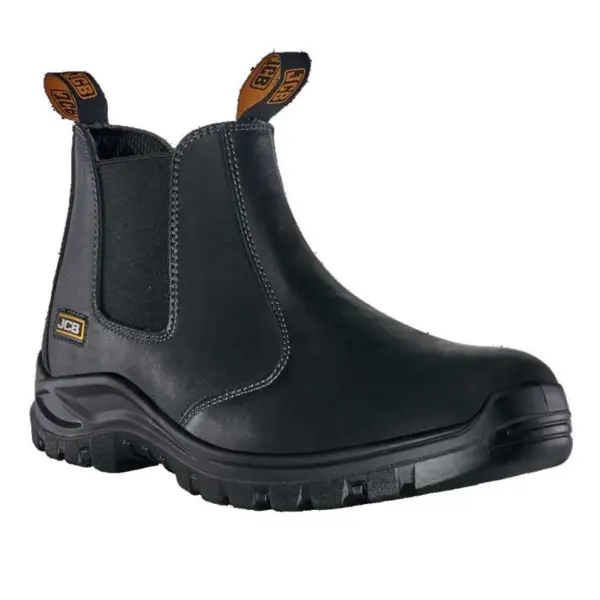 BOOT SAFETY JCB CHELSEA BLK ST/CAP SLIP/RES SIZE 12 JCB1888