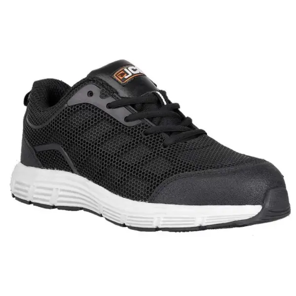 SHOE SAFETY JOGGER TAKKI BLK/WHT ST/CAP SIZE  9 JCB1811