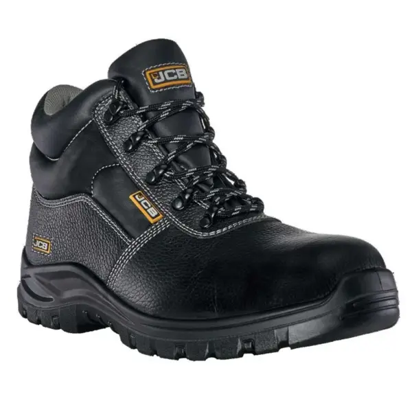 BOOT SAFETY CHUKKA BLACK ST/CAP SLIP/RES SIZE  8 JCB1818