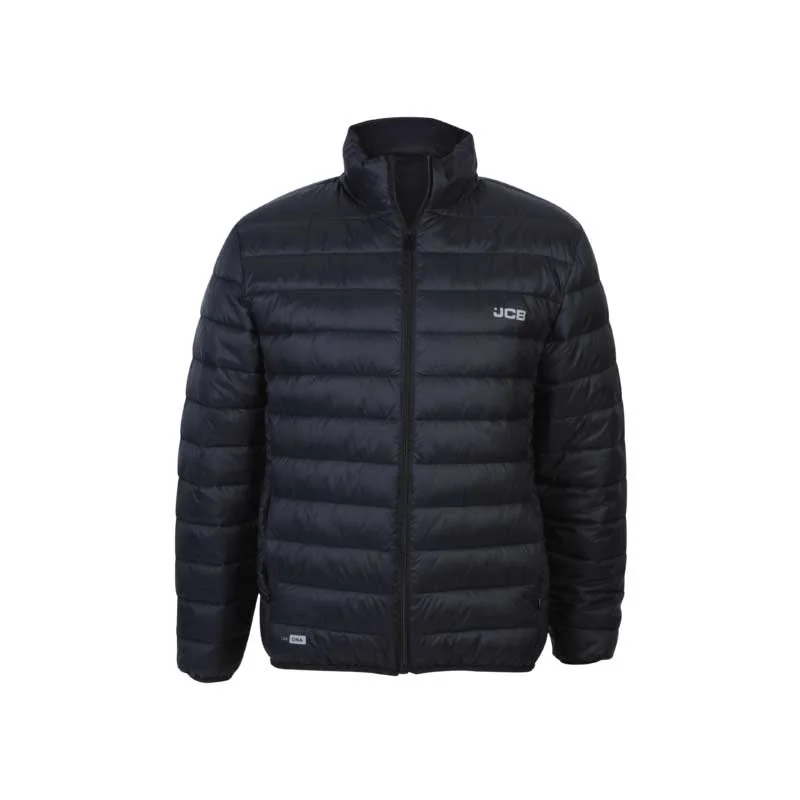 S21054.webp WORK JACKET PUFFER BLACK JCB SLIMFIT SIZE 2XLRG - Image 1