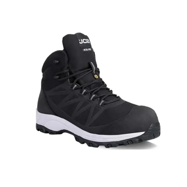 SHOE SAFETY JCB SUPREME HIGH TOP WHITE TOECAP SIZE  8 JCB185