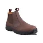 BOOT SAFETY WRIGHT CHELSEA BRN ST/CAP SLIP/RES SIZE 9 WS1120