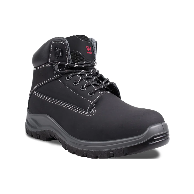 S21188.webp BOOT SAFETY WRIGHT HIKER/HOLT BLK SMOOTH ST/CAP SIZE 5 WS10 - Image 1