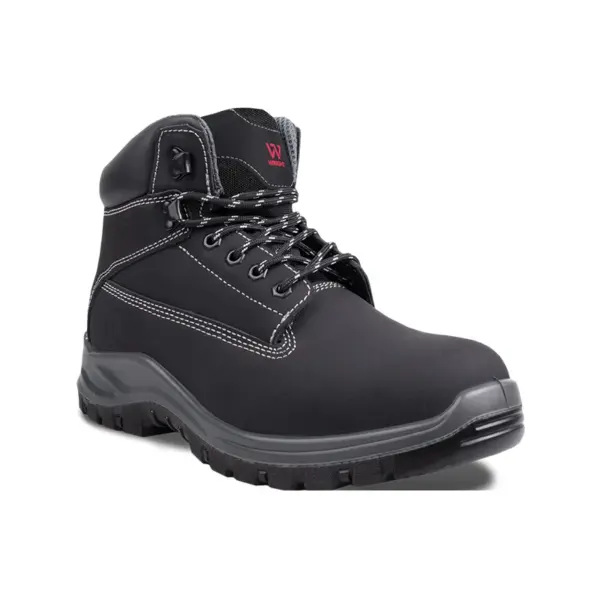 BOOT SAFETY WRIGHT HIKER/HOLT BLK SMOOTH ST/CAP SIZE  7 WS10