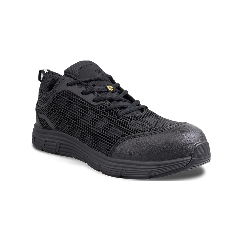 S21204.webp SHOE SAFETY WRIGHT JOGGER TAKKI BLK/BLK ST/CAP SIZE 3 WS118 - Image 1