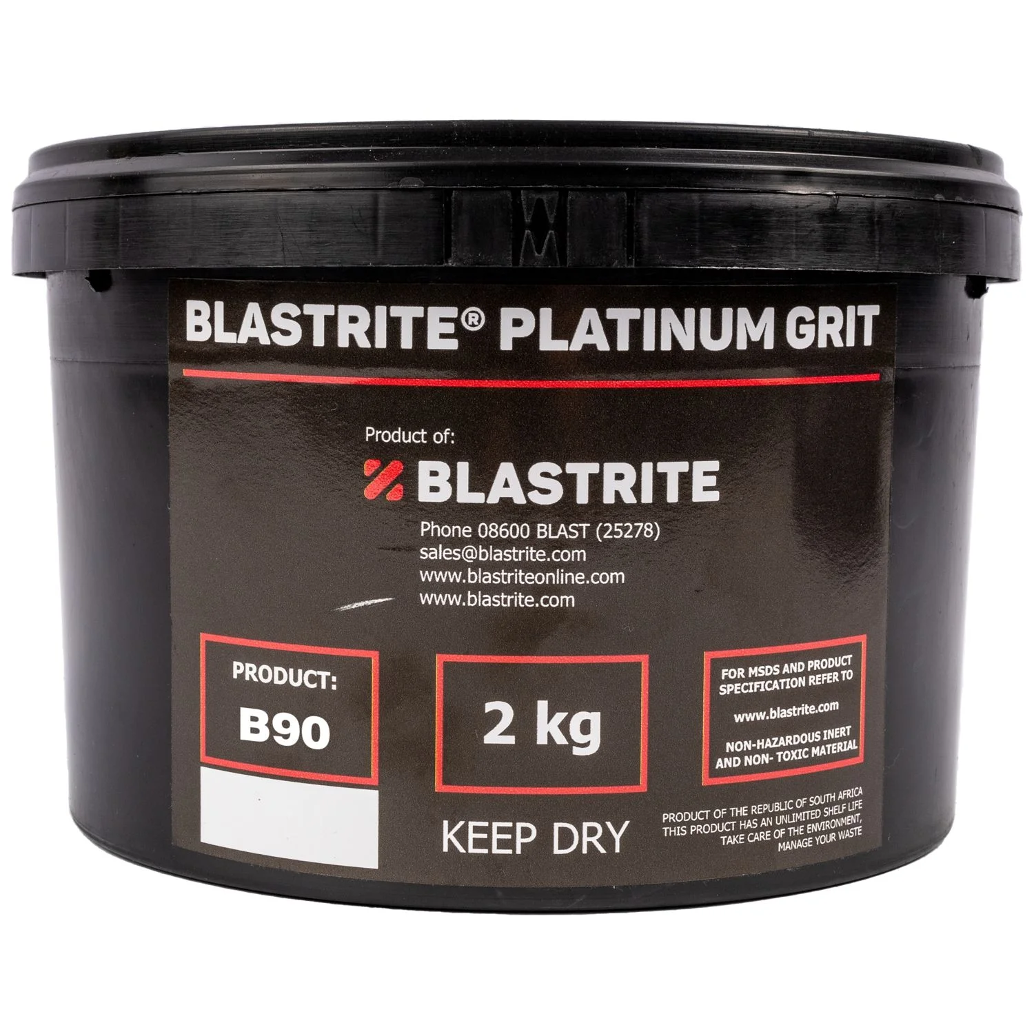 SANDBL-B90-2KG.webp SAND BLAST SAND B90 FINE and GEN.PURPOSE 2KG TUB - Image 1