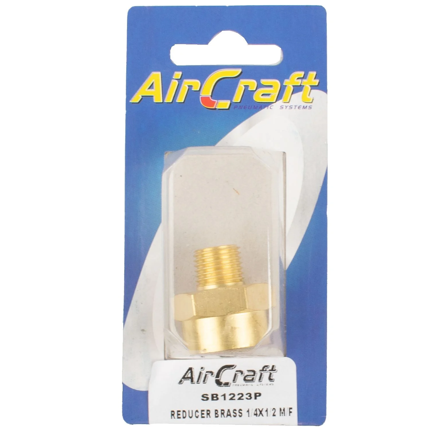 SB1223P.webp REDUCER BRASS 1/4X1/2 M/F 1PC PACK - Image 1