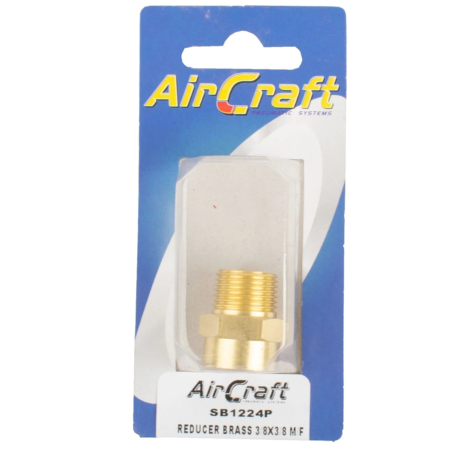 SB1224P.webp REDUCER BRASS 3/8X3/8 M/F 1PC PACK - Image 1