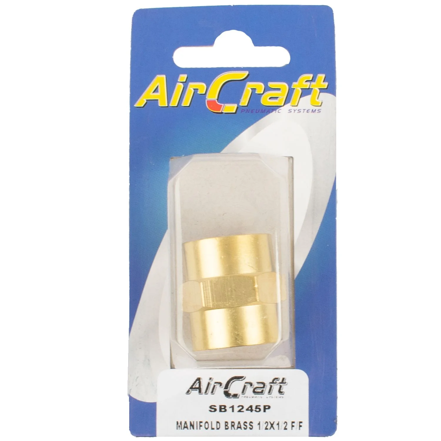 SB1245P.webp MANIFOLD BRASS 1/2X1/2 F/F 1PC PACK - Image 1