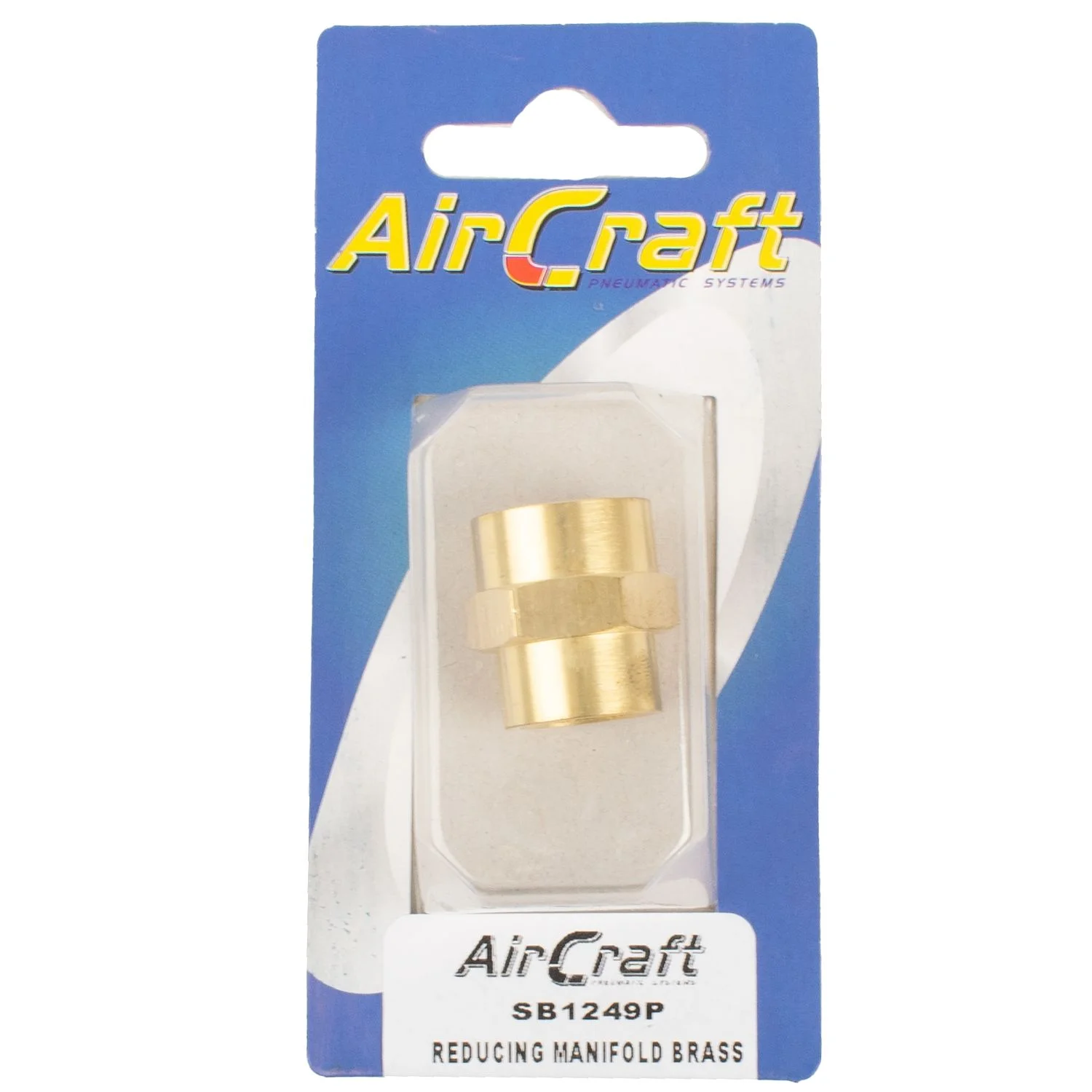 SB1249P.webp REDUCING MANIFOLD BRASS 1/4X3/8 F/F 1PC PACK - Image 1