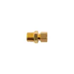 BRASS CONICAL STR. 1/4″ TUBE X 1/4″ M