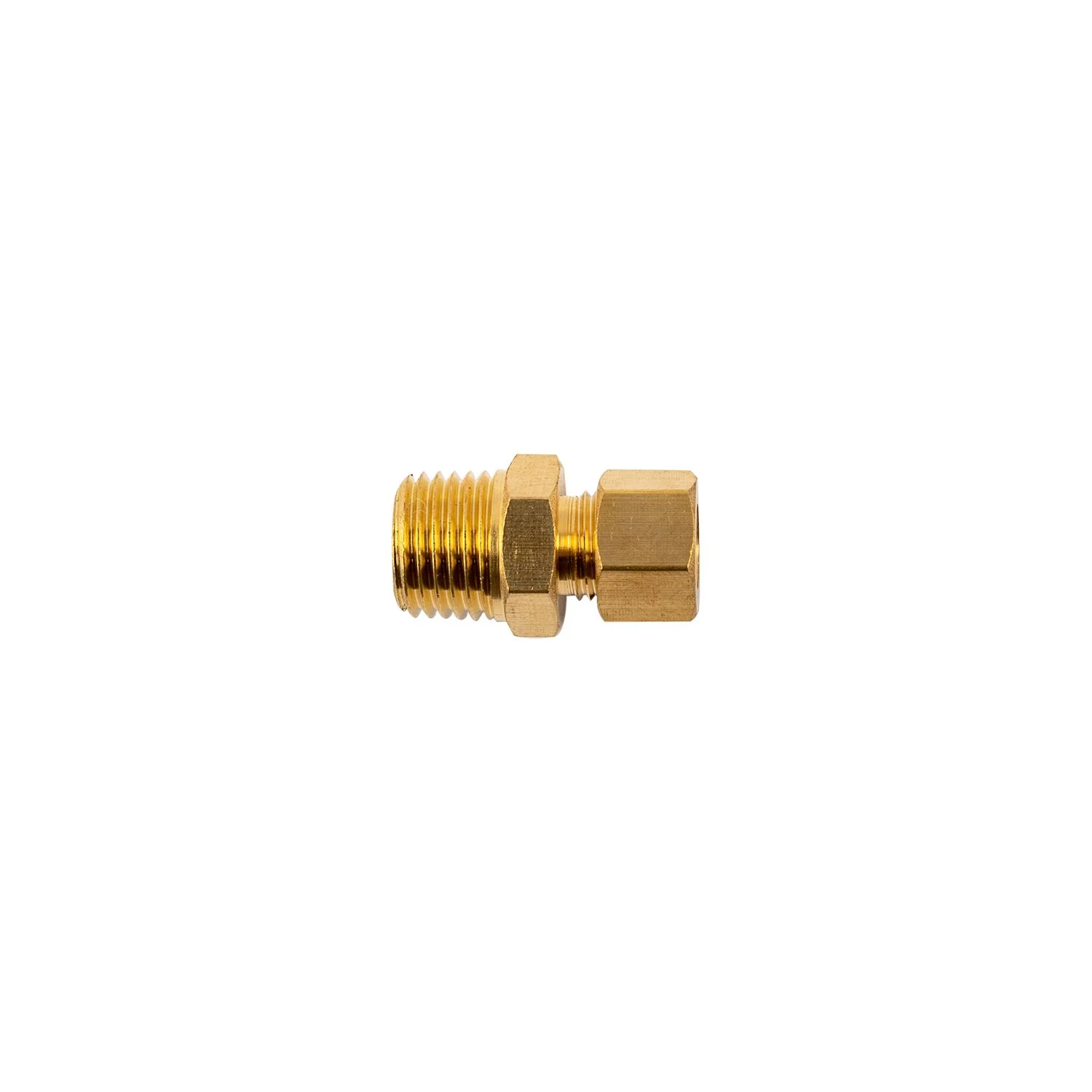 SB6804B.webp BRASS CONICAL STR. 1/4″ TUBE X 1/4″ M - Image 1