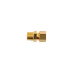 BRASS CONICAL STR. 5/16″ TUBE X 1/4″ M