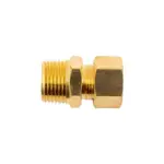 BRASS CONICAL STR. 3/8″ TUBE X 3/8″ M