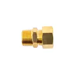 BRASS CONICAL STR. 1/2″ TUBE X 3/8″ M