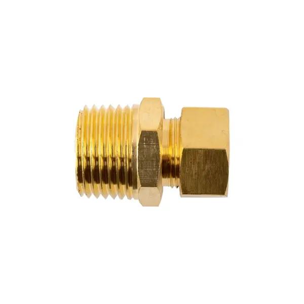 BRASS CONICAL STR. 1/2″ TUBE X 1/2″ M
