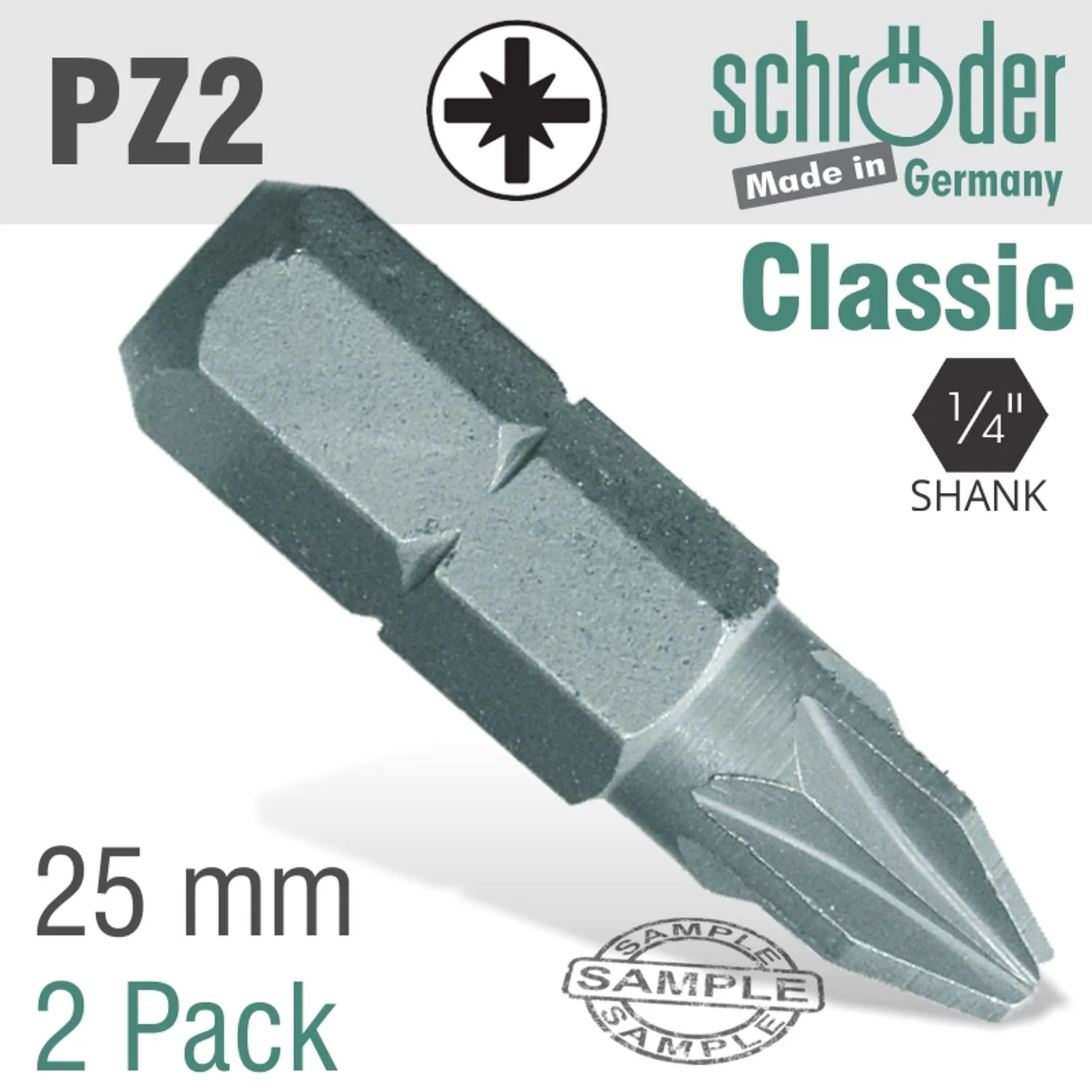 SC20122.webp POZI.NO.2X25MM CLASSIC BIT 2CD - Image 1