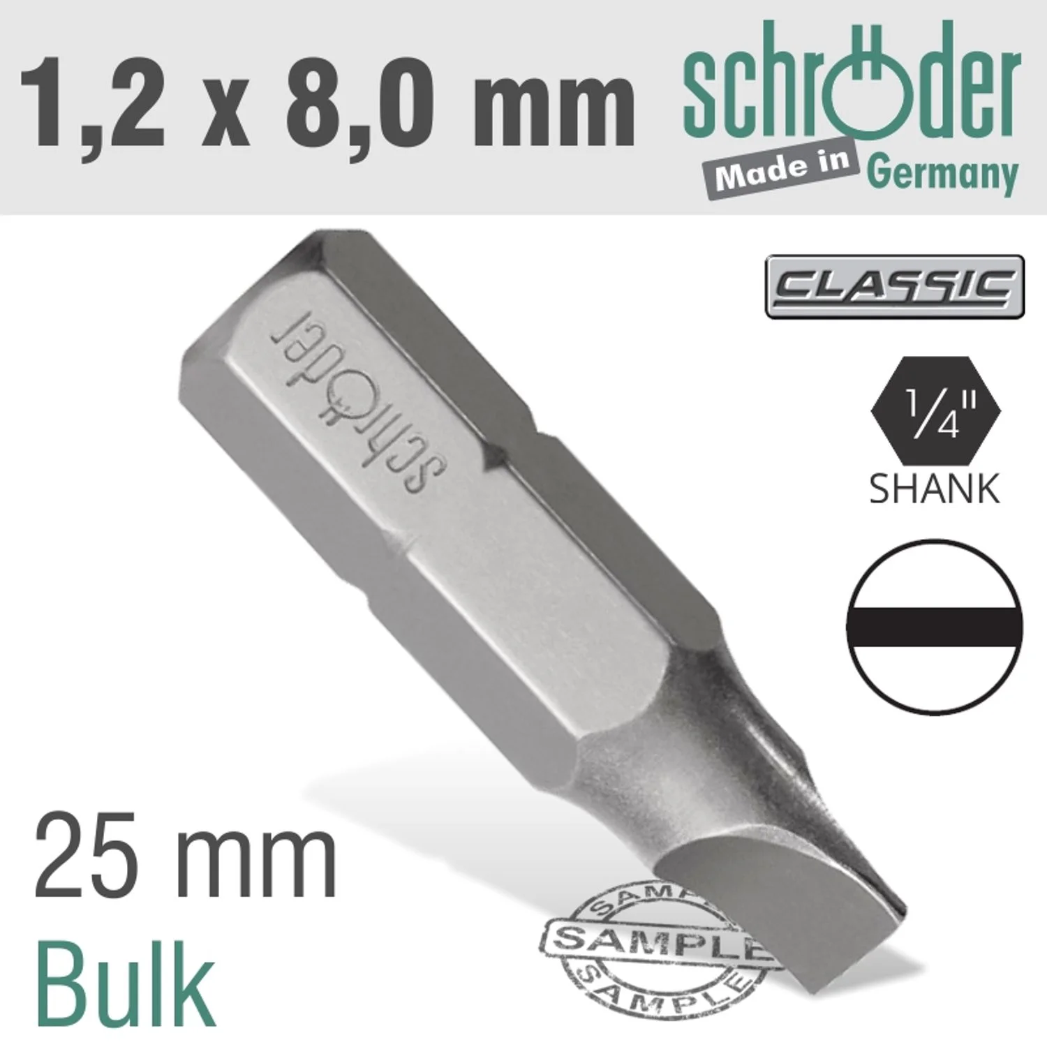 SC20289.webp SLOTTED BIT 1.2X8.0 25MM BULK - Image 1