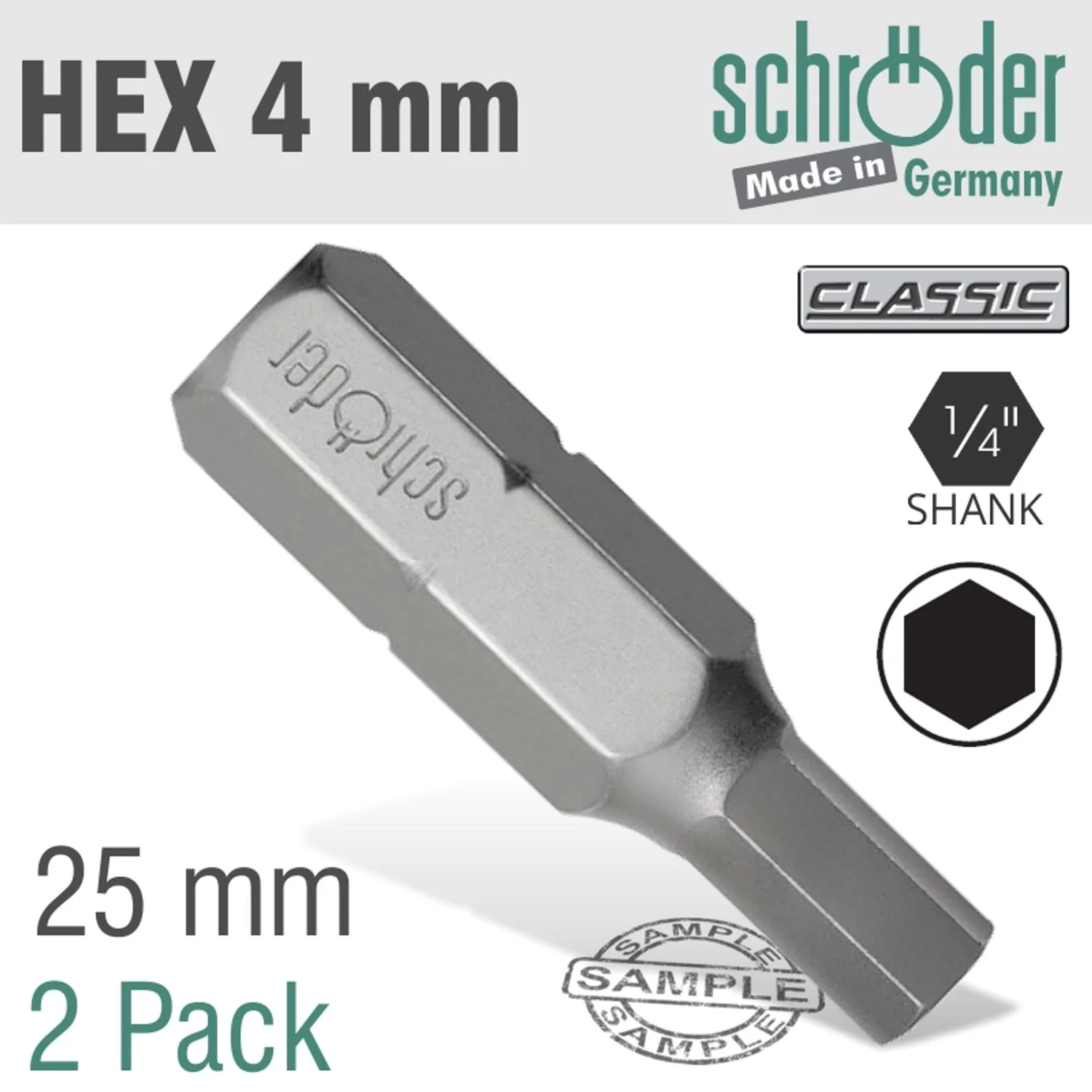 SC20642.webp HEX/ALLEN INS.BIT 4MM 2/PACK - Image 1