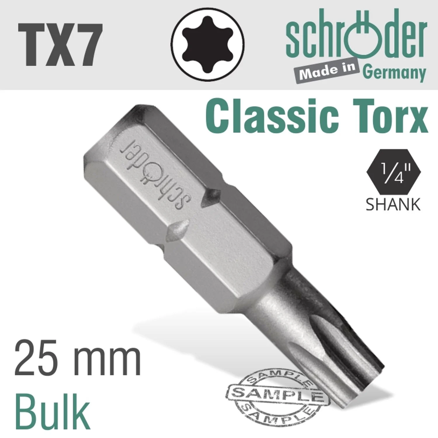 SC20819.webp TORX TX 7 CLASSIC BIT 25MM - Image 1