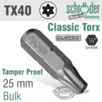 TORX TAMPER RESIST T40 25MM