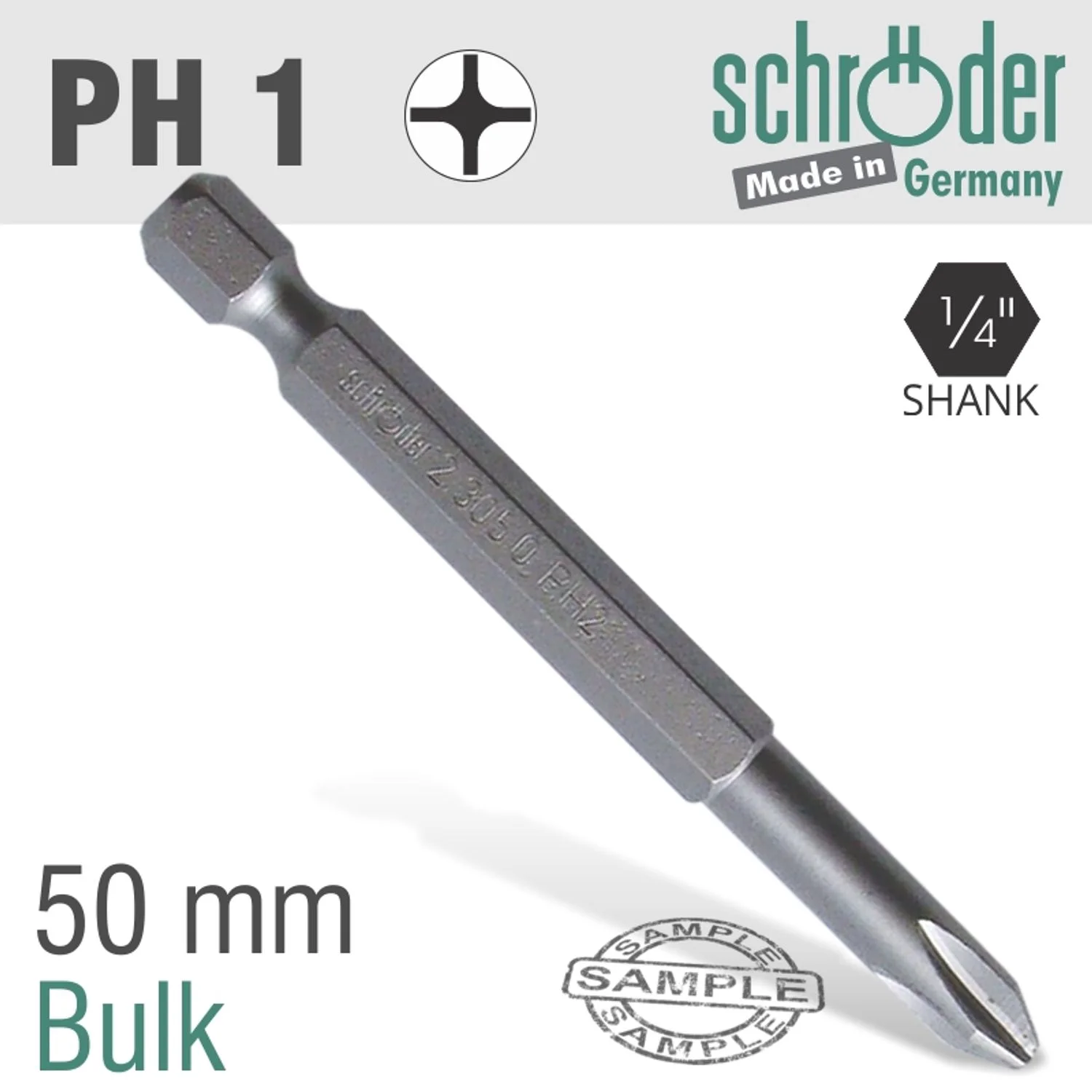 SC23019.webp PHILLIPS NO.1 X 50MM CLASSIC POWER BIT - Image 1