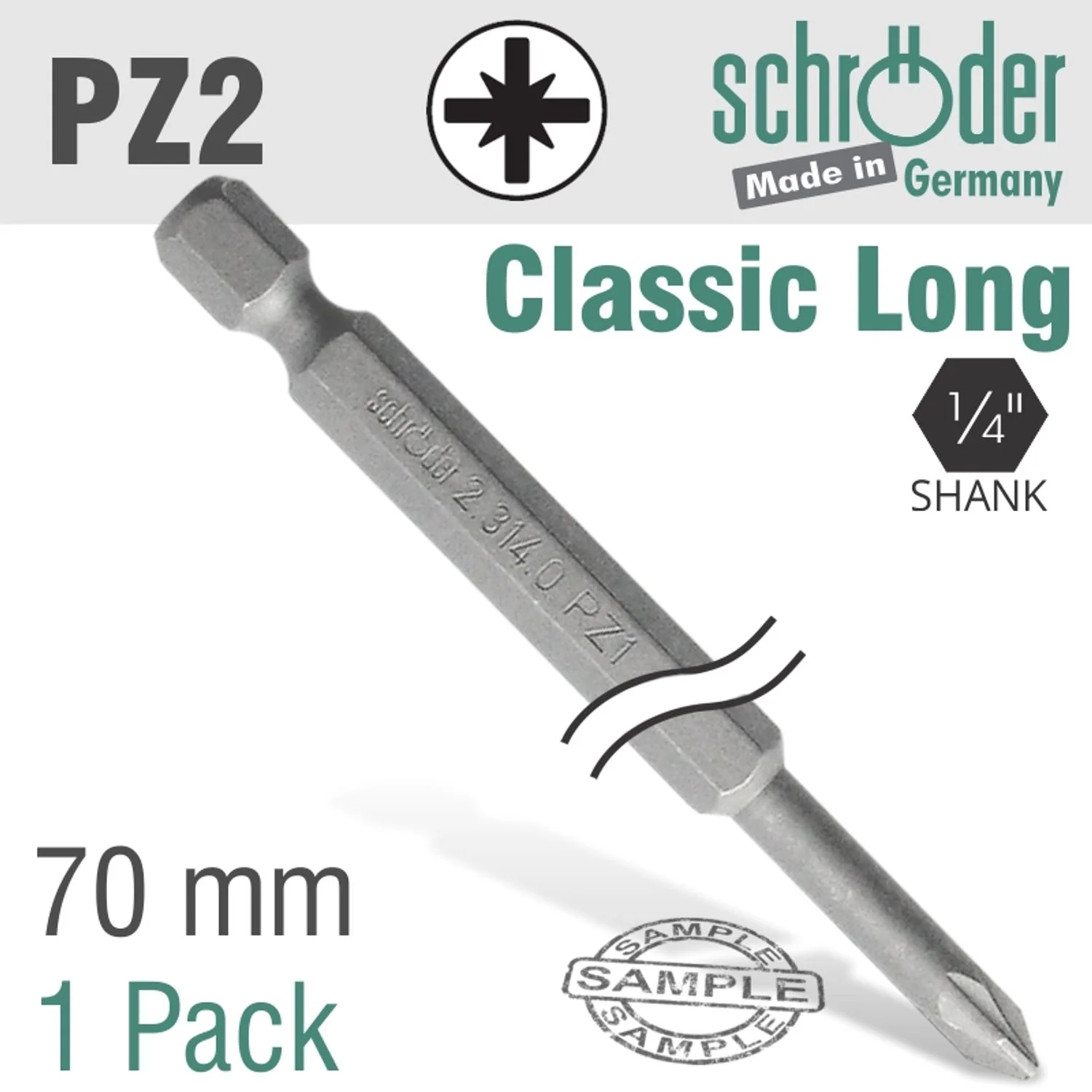 SC23151.webp POZI.NO.2 70MM POWER BIT 1CD - Image 1