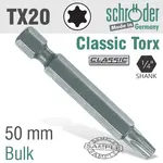 TORX TX20 CLASSIC POWER BIT 50MM BULK