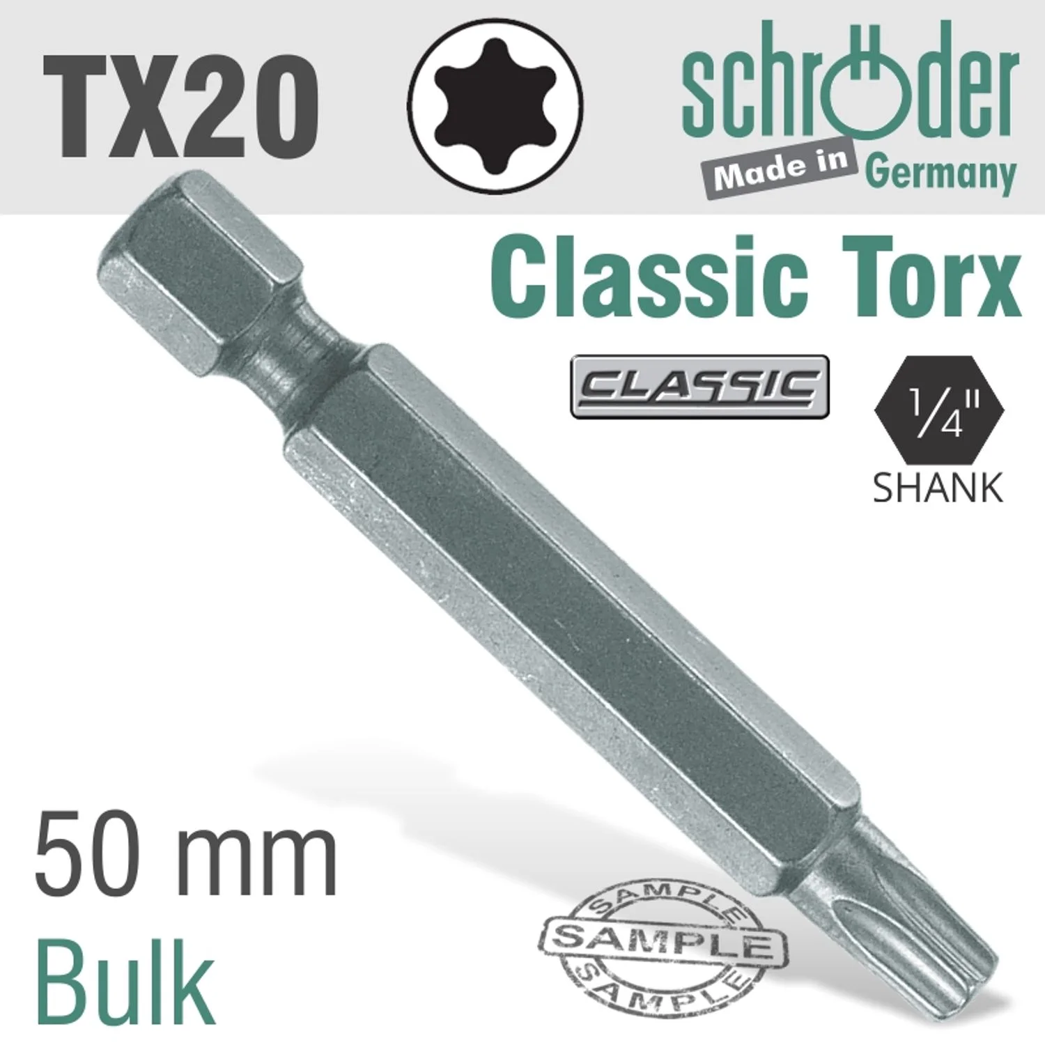 SC23869.webp TORX TX20 CLASSIC POWER BIT 50MM BULK - Image 1