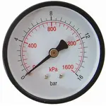 PRESS. GAUGE 63MM REAR FIT 1/4″0-16BAR 0-1600KPA