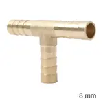 T TYPE HOSE CONNECTOR 8MM BULK