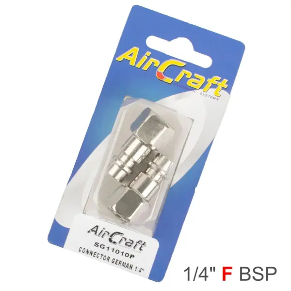 CONNECTOR GERMAN 1/4″ FEMALE 2PC PACK