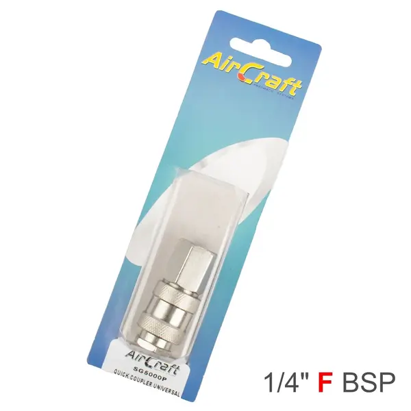 QUICK COUPLER UNIVERSAL 1/4″ FEMALE 1PC PACK